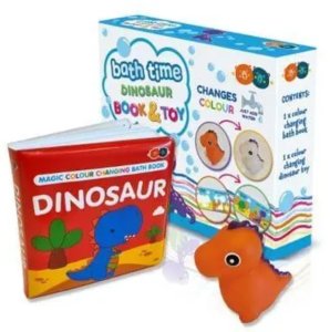 Barney & Buddy Książeczka do kąpieli dinozaur zmieniający kolor - Buddy&Barney 3+ EDUKAMP (NE-0228) 6