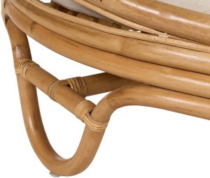 Beliani Zestaw 2 łóżek ogrodowych ROSSANO Rattan Naturalny 10