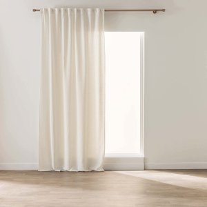 Douceur d`Interieur Zasłona na ukrytych szelkach CODY, 140 x 260 cm, efekt lnu 2
