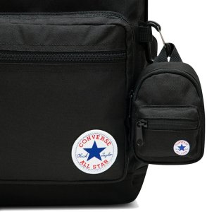 Converse Plecak szkolny Go 2 Sportowy Czarny 24L + Etui Mini BP 5