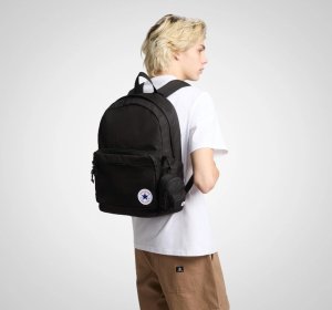 Converse Plecak szkolny Go 2 Sportowy Czarny 24L + Etui Mini BP 7