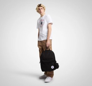Converse Plecak szkolny Go 2 Sportowy Czarny 24L + Etui Mini BP 8
