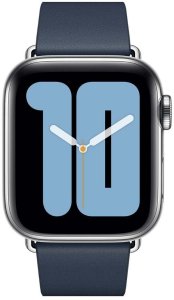 Apple Pasek z klamrą nowoczesną w kolorze błękitu otchłani do koperty 38mm / 40mm / 41mm / 42mm - rozmiar S 3