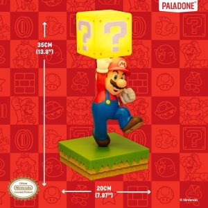 Paladone PALADONE Super Mario Lampka Mario (Wysokość 35 cm) 11