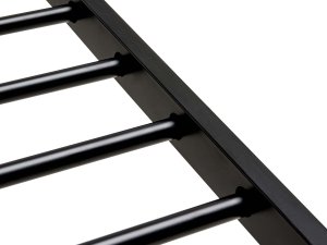 Beliani Łóżko piętrowe Metal Chartres 90 x 200 cm czarny (610076 Bel) 10