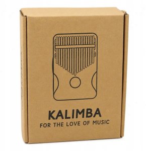 LeanToys Kalimba 17 Klawiszy Drewniany Instrument Muzyczny Akcesoria Woreczek 2