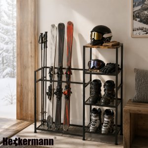Heckermann Stojak wieszak na narty snowboard D-1 4