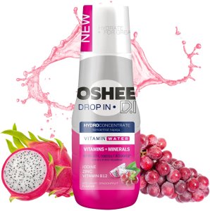 BioLife Syropy Zestaw: OSHEE Dragonfruit Winogrono + MIRINDA SODASTREAM Koncentraty 3