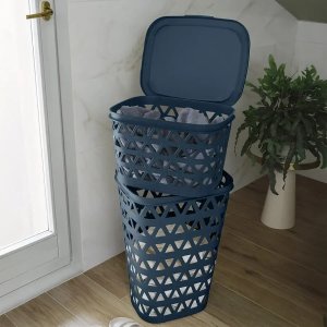 Kosz na pranie Curver Kosz do magla mini Oceana 30L - Granatowy 4