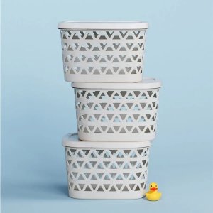 Kosz na pranie Curver Mini kosz do magla Oceana 30L - Kremowy 2