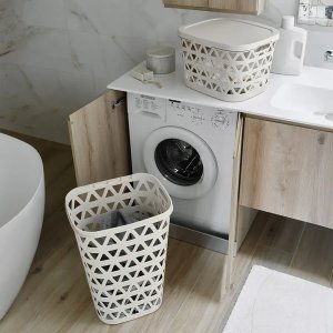 Kosz na pranie Curver Mini kosz do magla Oceana 30L - Kremowy 7