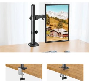 Triadyn Uchwyt biurkowy na monitor 14" - 32" SoloClamp (TRD-BLK-1C) 2