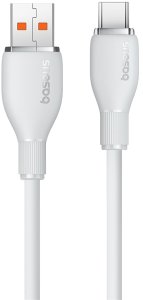 Baseus Kabel Pudding 100W USB-A - USB-C 1,2m - biały (6932172650148) 2