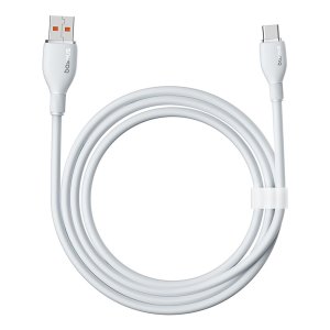 Baseus Kabel Pudding 100W USB-A - USB-C 1,2m - biały (6932172650148) 5