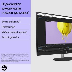 Komputer HP 27-cr0224nw All-in-One 512GB SSD 16GB RAM 27" Wi-Fi 6 Biały (9L738EA) 2