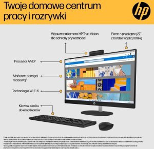 Komputer HP 27-cr0204nw Ryzen 7 7730U 16GB DDR4 512GB SSD 27" FHD IPS Radeon Vega 8 Biały (9L736EA) 6