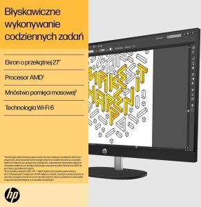 Komputer HP 27-cr0204nw Ryzen 7 7730U 16GB DDR4 512GB SSD 27" FHD IPS Radeon Vega 8 Biały (9L736EA) 7