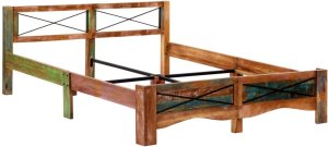 Elior Łóżko drewniane 160X200 dwuosobowe do sypialni 11