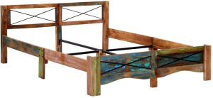 Elior Łóżko drewniane 160X200 dwuosobowe do sypialni 12