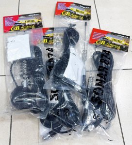 CB Antena Hustler Delta 874 Magnetyczna 32 cm Kabel 4 m UC-1 Krótka Samochodowa 3