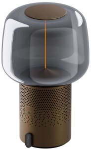 Lampa stołowa Kooduu Lampa przenośna z głośnikiem Bluetooth JBL brązowa KOODUU Serena PLAY 5