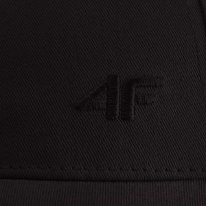 4f Czapka z daszkiem U552 głęboka czerń 4FWSS26ACABU552 20S L/XL 3