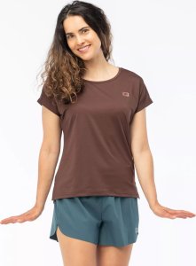 IQ Damska koszulka z krótkim rękawem intelligence quality ARIE WMNS deep mahogany rozmiar L 14