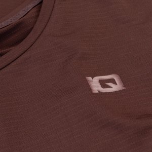 IQ Damska koszulka z krótkim rękawem intelligence quality ARIE WMNS deep mahogany rozmiar L 4