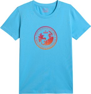 4f Koszulka damska F2718 niebieska 4FWSS26TTSHF2718 33S XL 2
