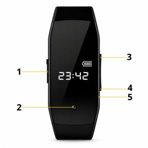 Kamera cyfrowa Genway Mini kamera dyktafon w zegarku szpiegowska ukryta podsłuch nagrywanie mini 7
