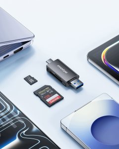 Czytnik Innostyle Kart SD USB-C USB do telefonu laptopa micro SD TF 2