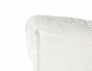 Beliani Sofa rozkładana dla 3 osób HEMING Boucle Złamana biel (581196 Bel) 4