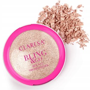 Claresa Bling & Go Bouncy Highlighter Rozświetlacz w kamieniu 02 Cosmic Gold 8,5 g (2095556) 3