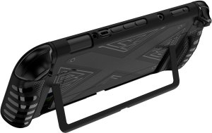 Strado Etui do Nintendo Switch 2 2025 Kickstand silikonowe 3-częściowe Czarne 3