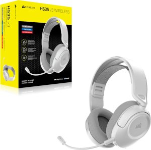 Słuchawki Corsair HS35 v3 Wireless Białe (CA-9011402-WW) 2