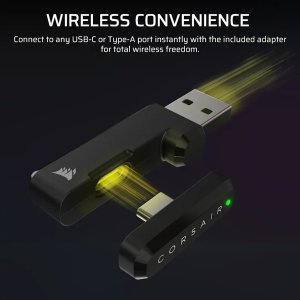 Słuchawki Corsair HS35 v3 Wireless Czarne (CA-9011401-WW) 3