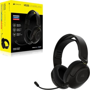 Słuchawki Corsair HS35 v3 Wireless Czarne (CA-9011401-WW) 7