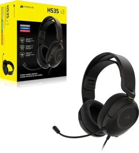 Słuchawki Corsair HS35 v3 Czarne (CA-9011399-WW) 2