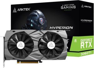 Karta graficzna META ARKTEK VGA NVIDIA GeForce RTX 3060 Ti Hyperion 8GB, RTX 3060 Ti, 8GB GDDR6, 3xDP, 1xHDMI (AKN3060TiD6S8GH1) 3