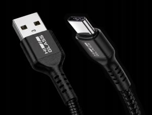 Kabel USB etumi - USB Typ C Szybkie ładowanie transfer HIGLASS CAH001 czarny 2m (HIGL0014) 5