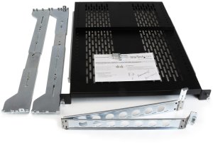 StarTech .Com 2HE wysuwana wentylowana półka do szafy serwerowej 19-calowej z prowadnicą kabli / z regulowaną głębokością montażu do 56,7 kg - Rack - półka - czarny - 2U - dla P/N: RK1233BKM, RK2433BKM, RK2537BKM, RK3236BKF, RK4236BKB, RK4242BK24, RK4242B 5