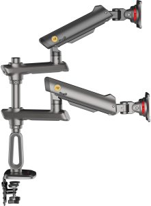 North Bayou Uchwyt biurkowy na 2 monitory 27"-50" D9C 2
