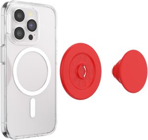 PopSockets Popsocket PopOut Basic Rosso Grip MagSafe uchwyt i podstawka do telefonu czerwony 4