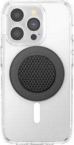 PopSockets PopSocket Round Aluminum Triangle Knurl Grip    MagSafe uchwyt i podstawka do telefonu czarny 3