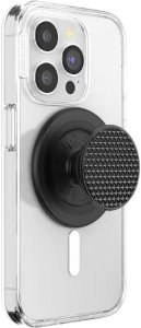 PopSockets PopSocket Round Aluminum Triangle Knurl Grip    MagSafe uchwyt i podstawka do telefonu czarny 6