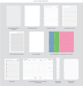 Filofax Saffiano Kalendarz systemowy A5 Czarny (UD-022623) 4