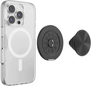 PopSockets Aluminum Radial MagSafe uchwyt i podstawka do telefonu czarny 6