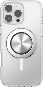 PopSockets Aluminum Radial MagSafe uchwyt i podstawka do telefonu srebrny 3