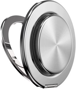 PopSockets Aluminum Radial MagSafe uchwyt i podstawka do telefonu srebrny 4