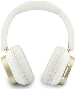 Słuchawki Guess Nauszne Bluetooth ENC Rectangle Metal Script biały 4